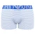 Emporio Armani Comfort Microfiber Heren Blauw/Wit Boxershort