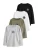 Next Shirt  grijs gemêleerd / kaki / zwart / wit