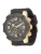 GUESS Analoog horloge ‘LINEBACKER’  goud / zwart