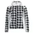 Dames hoodie met rits van twee materialen met borstbadge Peak Mountain