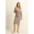 Expresso midi jurk gebreid taupe