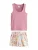 Next Korte pyjama  lichtblauw / lichtoranje / pink / poederroze