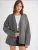 MixRay Gebreid vest  donkergrijs
