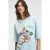Oversized T-shirt met print en ronde hals