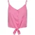 Only Onlcaro strap linen blend knot top –