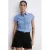 Mango straight leg denim short – zwart