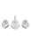 faina Sieraden set  zilver