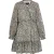 Faina Mini-jurk met luipaardprint Dames Wit Veelkleurig