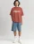 Mansour Shirt ‘Swoosh T-shirt Cedar Wood’  roestrood