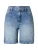 OH APRIL Bandplooi jeans ‘Toum’  blauw denim