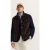 Bugatti Herren Corduroy vest met opstaande kraag en drukknopen