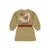 QPI korte sweatjurk met ceintuur en backprint – groen