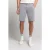 No Excess Short Chino Garment Dyed Twill Stretch Washed Blue