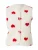 Hailys Bodywarmer ‘El44lie’  lichtbeige / rood