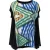 Oversized top met grafische print en gedrapeerde zijkanten – een artistiek statement met soepel draagcomfort.
