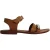 Marni Bejeweled Platte Sandalen in Bruin Leer
