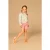 Stains&Stories sweatshort lila met textuur