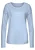 VIVANCE Slaapshirt  lichtblauw / wit