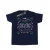 AC/DC Dames/Dames Kerstmis Cirkel Katoenen Vriendje T-shirt (Marineblauw)