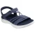 Skechers Sandalen GO WALK FLEX SANDAL , instapschoen, zomerschoen, plateausandaal met goga mat voetbed