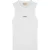 Malelions Women Patch Logo Tank Top | White