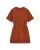 WE Fashion Jurk  roestbruin