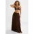 BEACHWAVE crinkle strandrok bruin