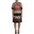 Dolce & Gabbana Multikleur Patchwork Bloemen Sheath Jacquard Mini Jurk Dameskleding