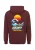 Oldskull Sweatshirt ‘Retro Pixel Wave Logo Graphic’  bordeaux