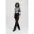 Karl Lagerfeld Klj Mock Neck Knit Top Light Grey Melange