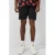 QS regular casual short met linnen zwart
