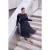 Trendyol Curve Dames Zwart Stippen Midi Skater Grote maten Rokken