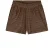 Malelions Women Monogram Wave Towelling Shorts | Espresso