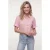 Tramontana gestreepte blouse met borduursels – roze