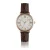 Lederen horloge voor vrouwen Amelia Parker Petite Classique Brown