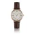 Lederen horloge voor vrouwen Amelia Parker Petite Classique Brown