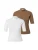 ABOUT YOU Shirt ‘Lenni’  bruin / wit