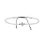 Luxenter 925 Sterling zilveren armband met gerhodineerde briljant zirkonia – Nethdra