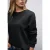 Street One Dames Sweater met geribd detail in Zwart