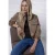 Street One Dames Kort velours jack in Bruin
