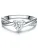 Trilani Ring  zilver / transparant