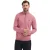 No Excess Pullover su collar half zip 2 colou old pink