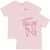 QPI T-shirt met backprint roze