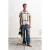 Heren Geometrische Poplin Korte Mouwen Shirt
