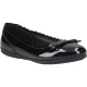 Hush Puppies Lillie Ballerina Patent Leren Zwarte Ballerina’s Voor Meisjes