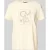 comma T-shirt met label met strass-steentjes