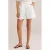 WE Fashion wide leg regular waist casual short wit broderie