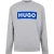 Hugo Heren Niero Box Logo Crew Neck Sweatshirt (Grijze Mergel)