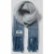 drykorn Sjaal met labeldetail en franjes, model ‘RISHA’