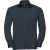 Russell Collection Heren Poplin Easy-Care overhemd met lange mouwen (Franse marine)